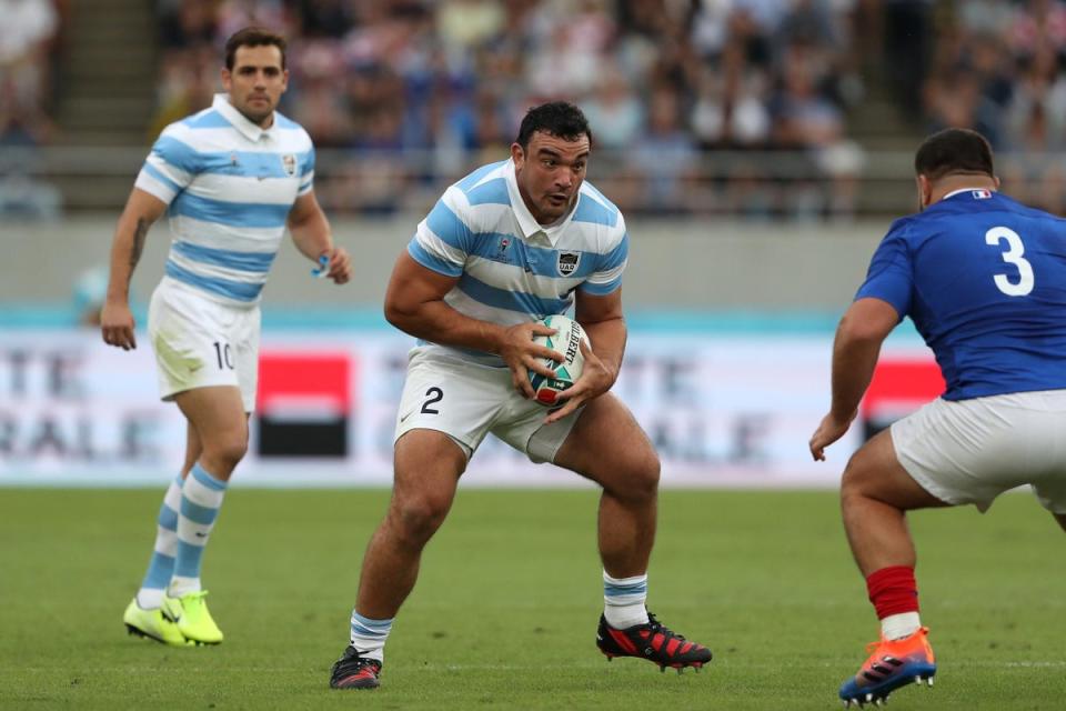 Agustin Creevy in action during the 2015 Rugby World Cup. (Getty Images)