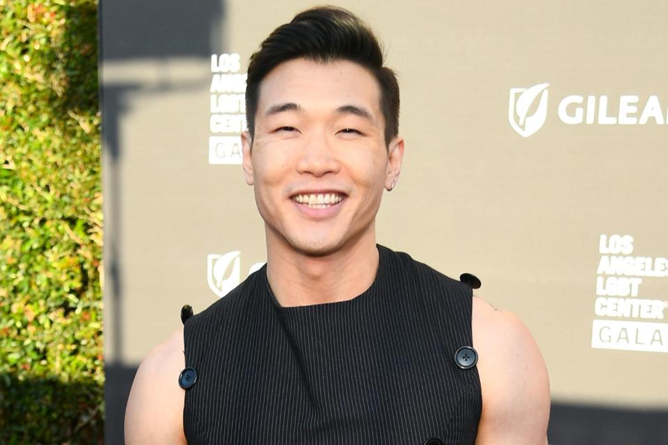 <p>Alberto Rodriguez/Variety via Getty</p> Joel Kim Booster at The Los Angeles LGBT Center Gala on May 18, 2024