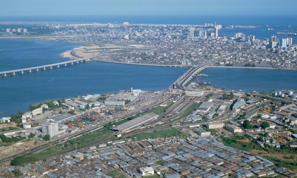 Lagos skyline, Nigeria.