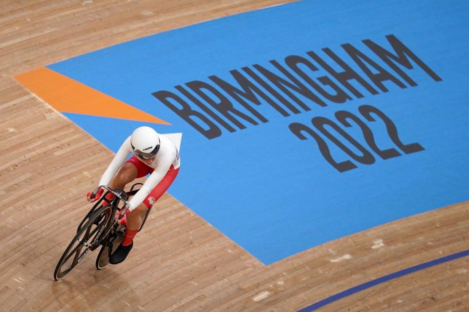 Laura Kenny said the crash had been on her mind before she started the women’s scratch race (John Walton/PA) (PA Wire)