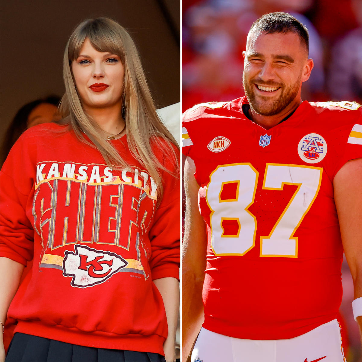 Taylor Swift wears Travis Kelce's AFC championship hat after