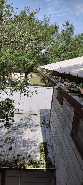 Hail damage in Johnson City, Texas from storms that happened May 9, 2024. (Photo credit: Christopher Collins)