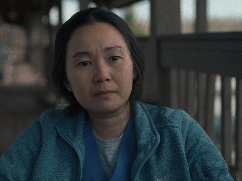 Hong Chau plays a carer in ‘The Whale’ (A24)