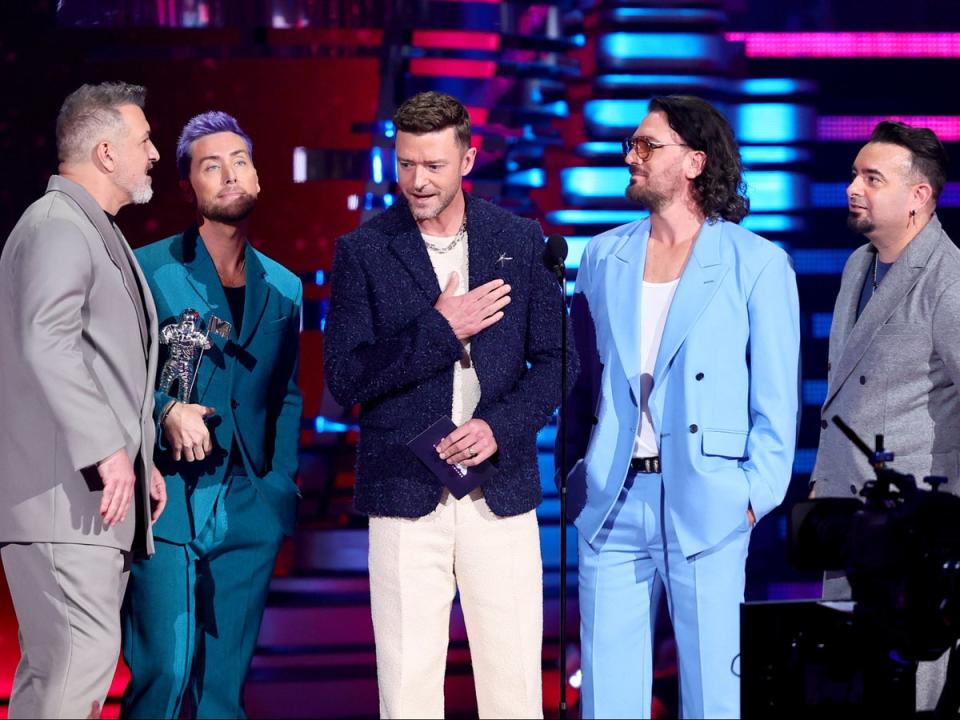 NSYNC at 2023 MTV Video Music Awards (Getty Images for MTV)