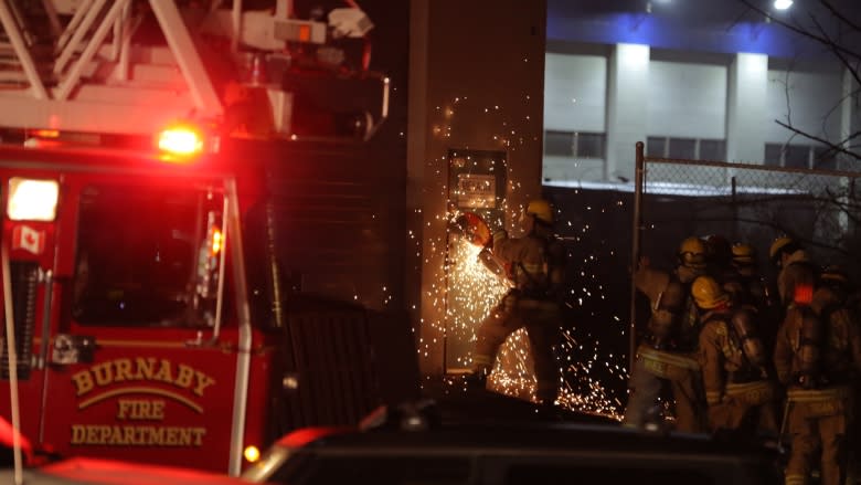 Burnaby workshop damaged in overnight fire