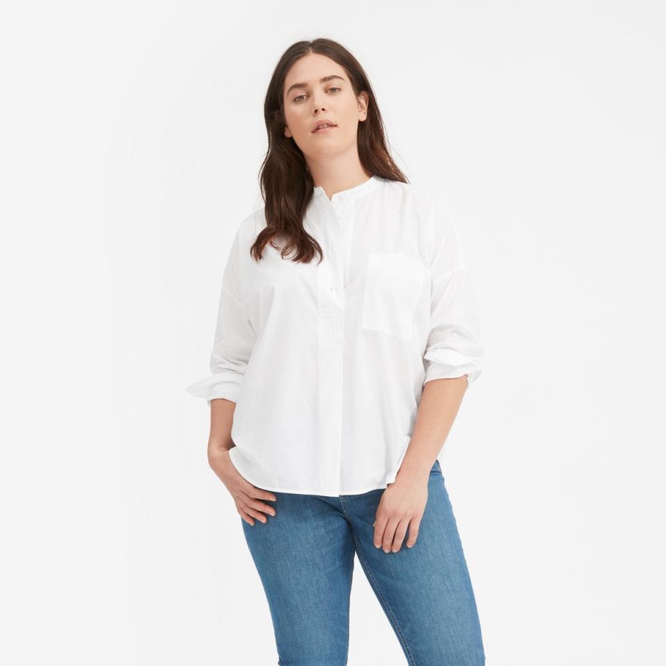 The Soft Cotton Popover Shirt