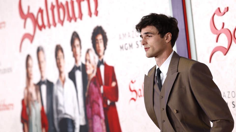 Jacob Elordi attends the Los Angeles premiere of "Saltburn" on November 14. - Frazer Harrison/Getty Images