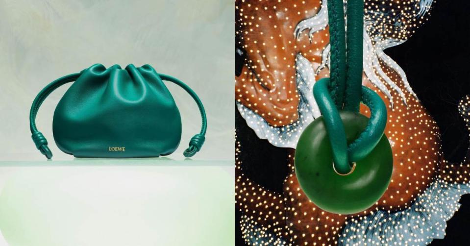 Flamenco Purse納帕小羊皮肩背包，NT$78,000圖片來源：IG@LOEWE