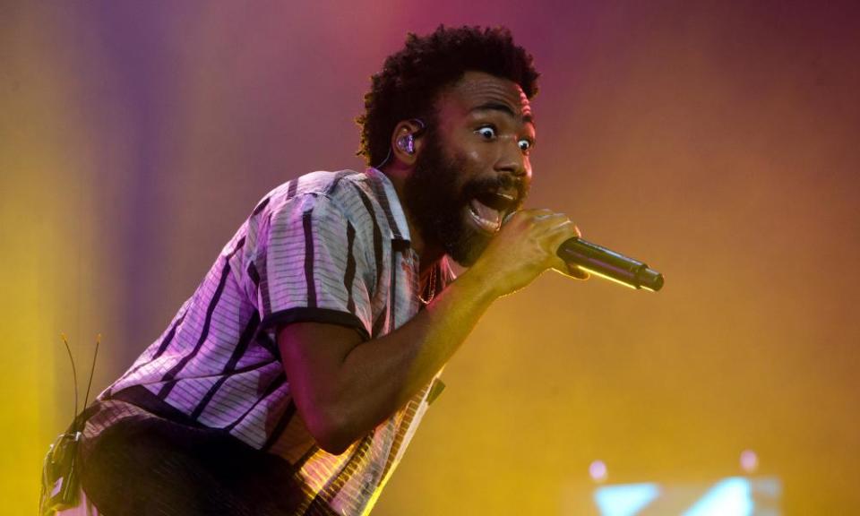 Childish Gambino at Lovebox in London in 2018.