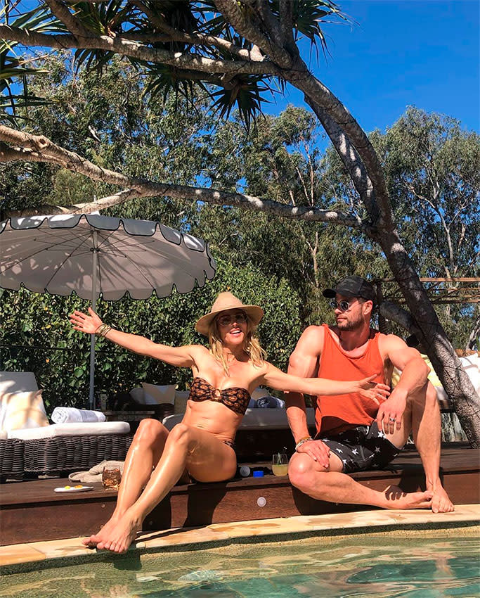 Elsa Pataky y Chris Hemsworth