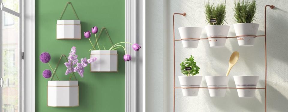 indoor gardening planters from wayfair