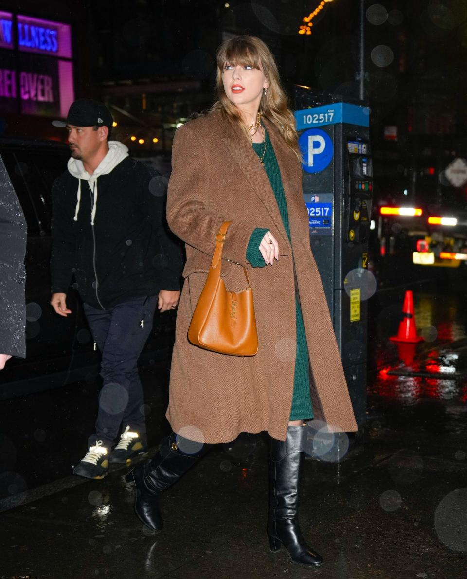 Taylor Swift visits New York City in January 2024.