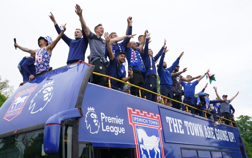 Ipswich promotion parade