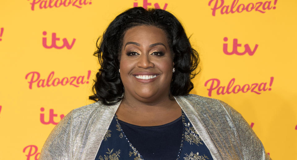 Alison Hammond cried as she opened up about her weight. (Getty)