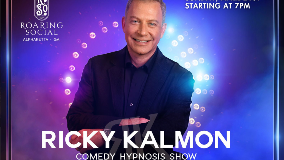 <div>Ricky Kalmon Comedy Hypnosis Show at Roaring Social in Alpharetta</div>