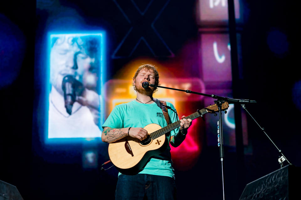 Ed Sheeran performing in Singapore during his Divide World Tour 2019. (Photo: Aloysius Lim/Lushington Entertainment)