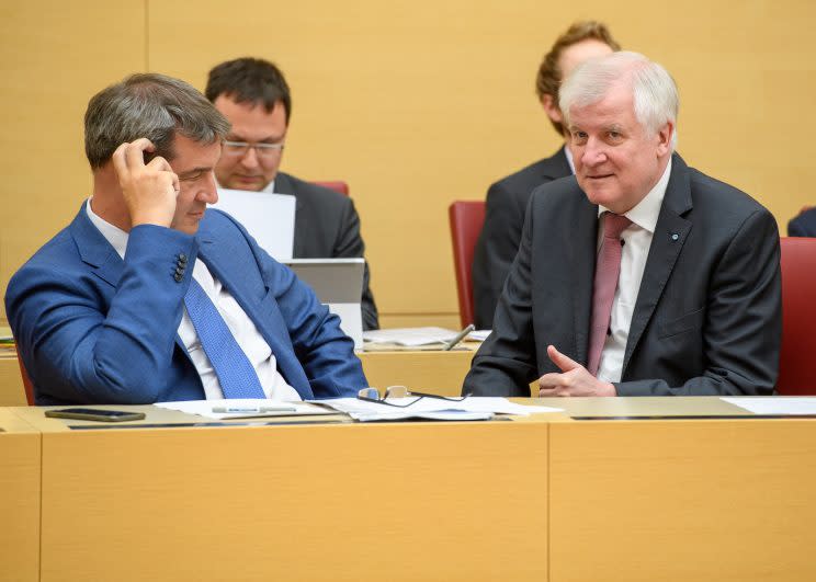 Das Verhältnis von Markus Söder zu Horst Seehofer soll nicht ganz frei von Reibungen sein. (Bild: dpa)