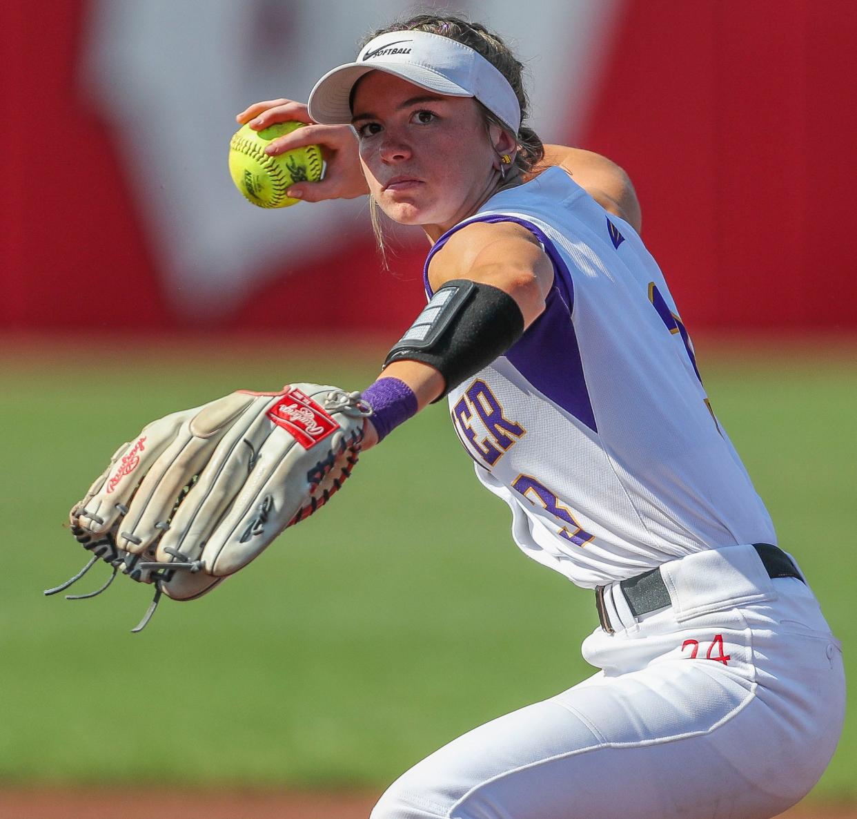 Eisenhower second baseman Ryann Nutt has been one of the area's top hitters so far this season with 24 hits in 35 total at-bats, including 12 extra-base hits.