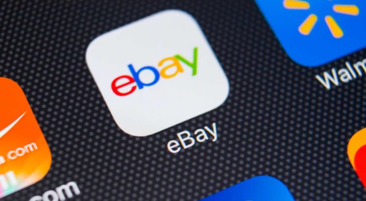 ebay app on a smartphone