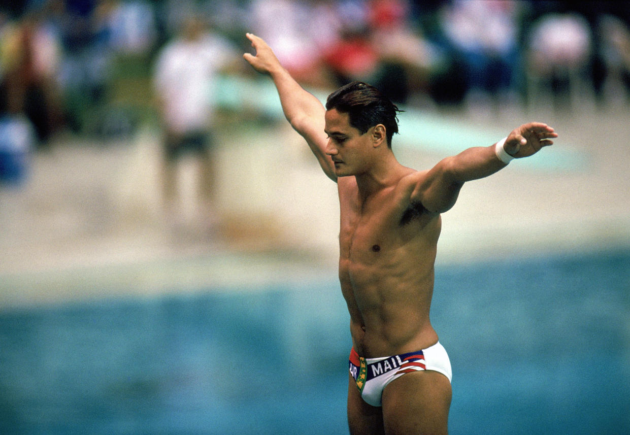Image: Greg Louganis (Pascal Rondeau / Getty Images)