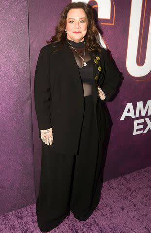 <p>Bruce Glikas/WireImage</p> Melissa McCarthy poses at the opening night of the "Suffs" musical on Broadway