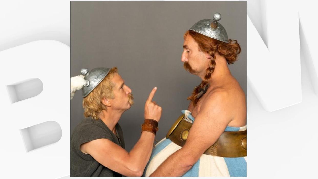 Guillaume Canet et Gilles Lellouche dans leurs costumes d'Astérix et Obélix - Instagram - @guillaumecanetofficiel