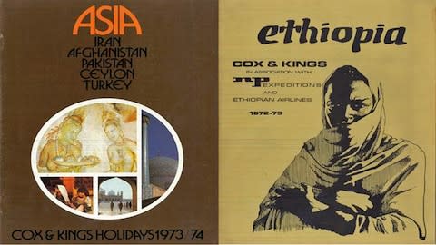Cox & Kings brochures from the early Seventies