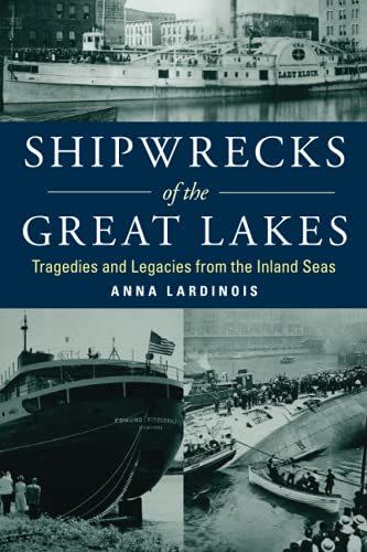 3) <em>Shipwrecks of the Great Lakes: Tragedies and Legacies from the Inland Seas</em>, by Anna Lardinois