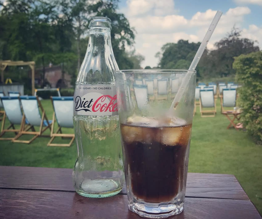A Diet Coke and rum instead of an alco-pop