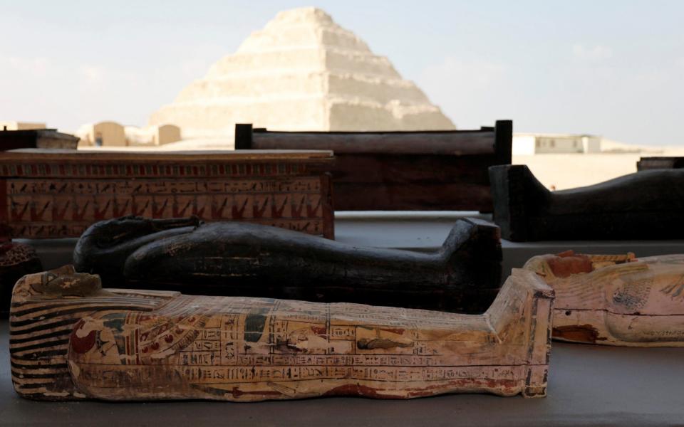 They were unveiled amid fanfare in Giza - Reuters 