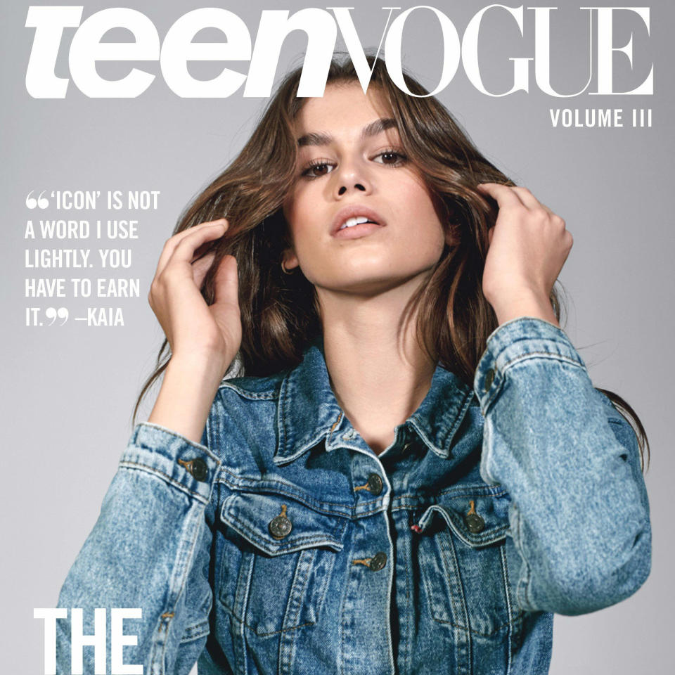 <p>El verano pasado posó en solitario para Teen Vogue: “Icono es una palabra que yo no utilizo a la ligera. Tienes que ganártela”, confesó. (Foto: Teen Vogue). </p>