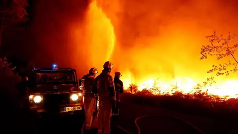 Incendios en Europa.