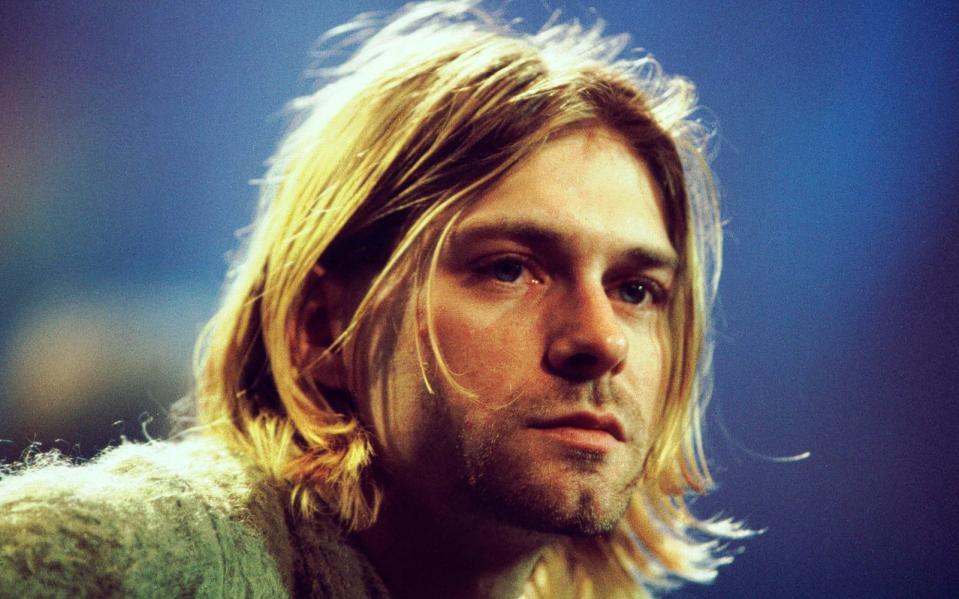 Der verstorbene Nirvana-Frontmann Kurt Cobain zeichnete sich 1992 selbst. 29 Jahre später war die Karikatur einem Bieter 281.000 Dollar wert. (Bild: Getty Images / Frank Micelotta Archive)