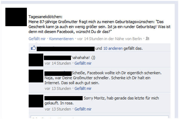 Social Fail, Peinliche Facebook-Posts