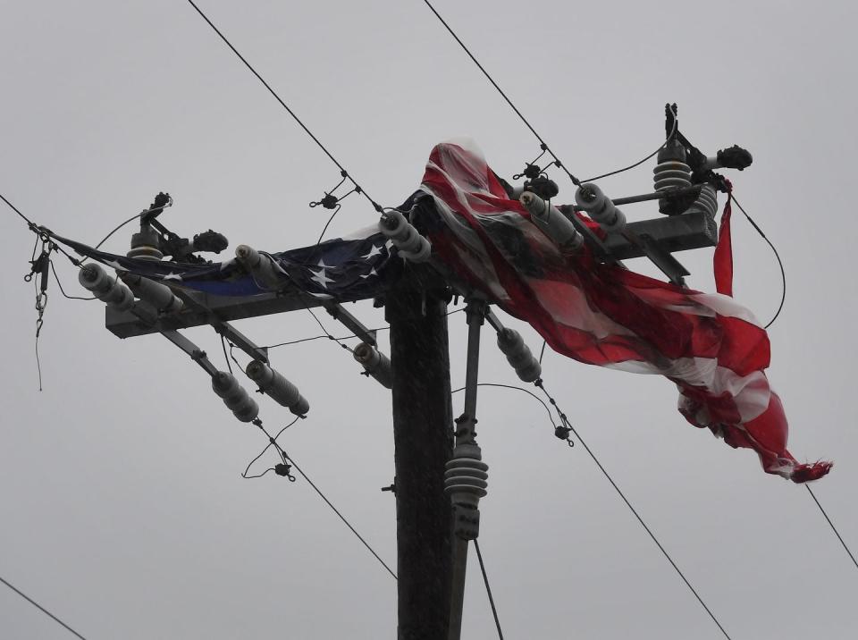 Damage from Hurricane Harvey in Texas.