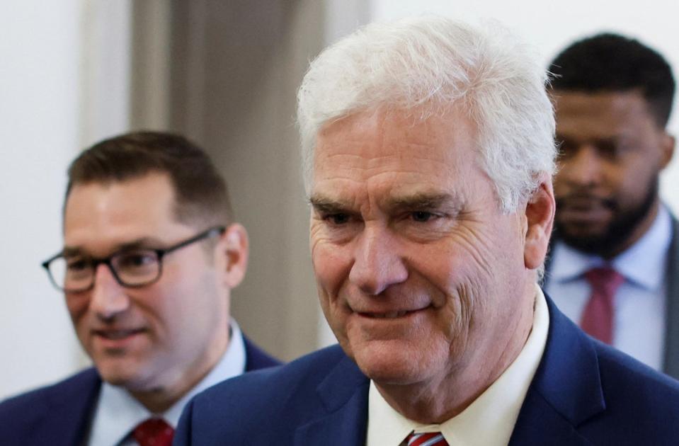 Tom Emmer ended hs bid for speaker after four hours (REUTERS)