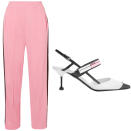 <p>Add one of the hottest colors of the season to your wardrobe with these pants. Pair them with a geometric slingback and a black sweater for the ultimate look. </p> <p><strong>Shop The Look:</strong> Ganni Pants, $170; <a rel="nofollow noopener" href="https://www.net-a-porter.com/us/en/product/984613/ganni/dubois-striped-pique-track-pants" target="_blank" data-ylk="slk:net-a-porter.com;elm:context_link;itc:0;sec:content-canvas" class="link ">net-a-porter.com</a>. Prada Shoes, $990; <a rel="nofollow noopener" href="https://www.net-a-porter.com/us/en/product/1013068/prada/leather--slingback-pumps" target="_blank" data-ylk="slk:net-a-porter.com;elm:context_link;itc:0;sec:content-canvas" class="link ">net-a-porter.com</a>.</p>