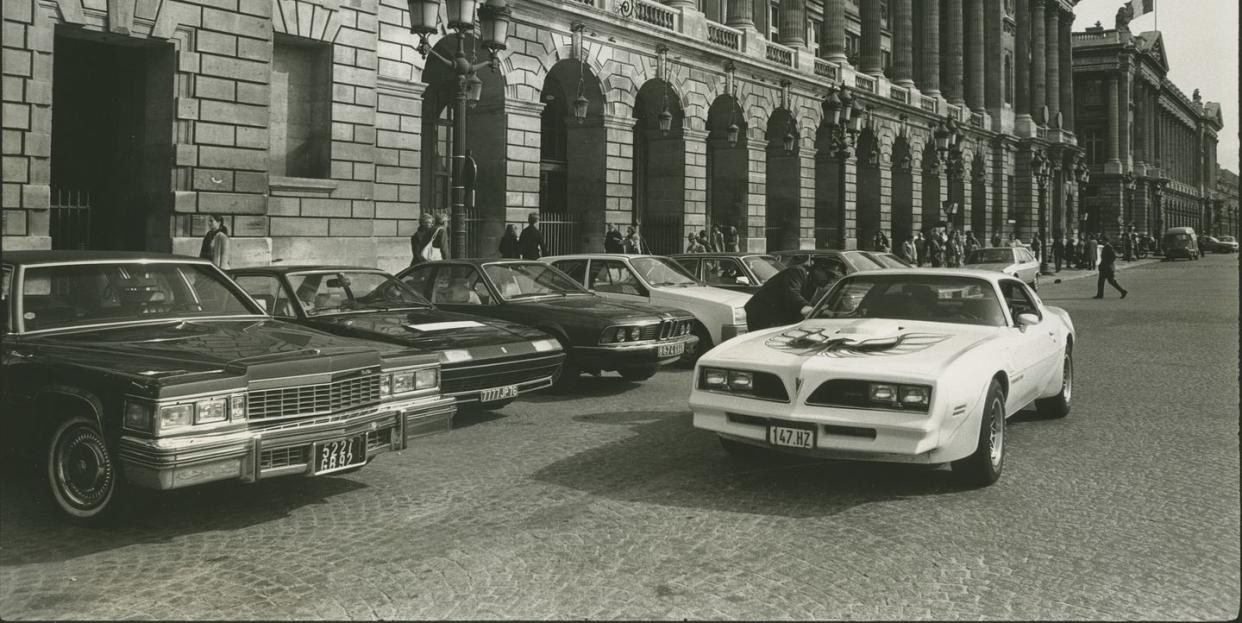 paris by pontiac trans am, car and driver, january 1979