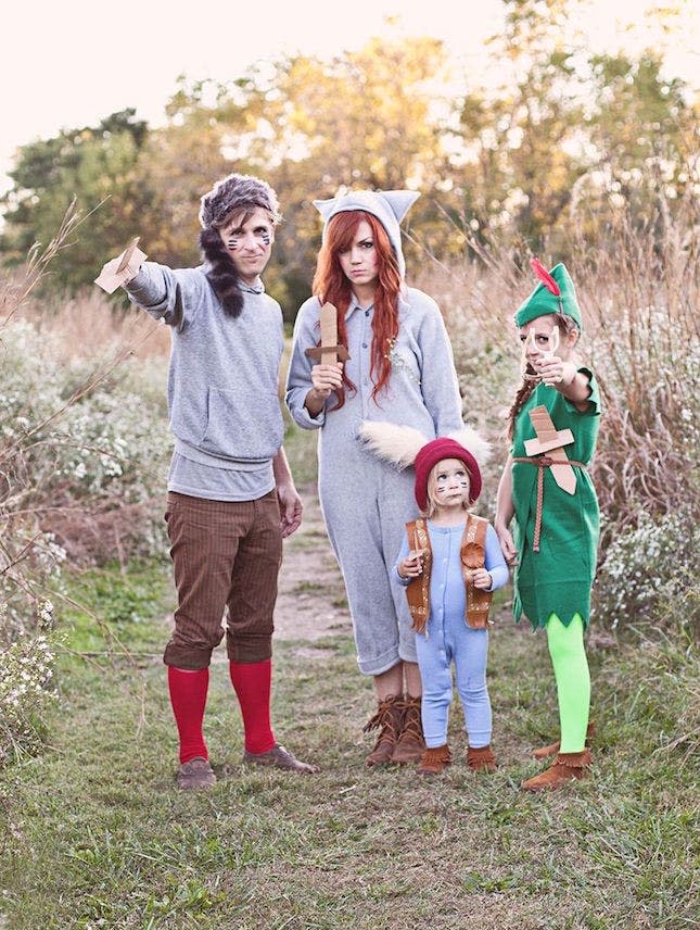 Peter Pan and the Lost Boys Family Costume
