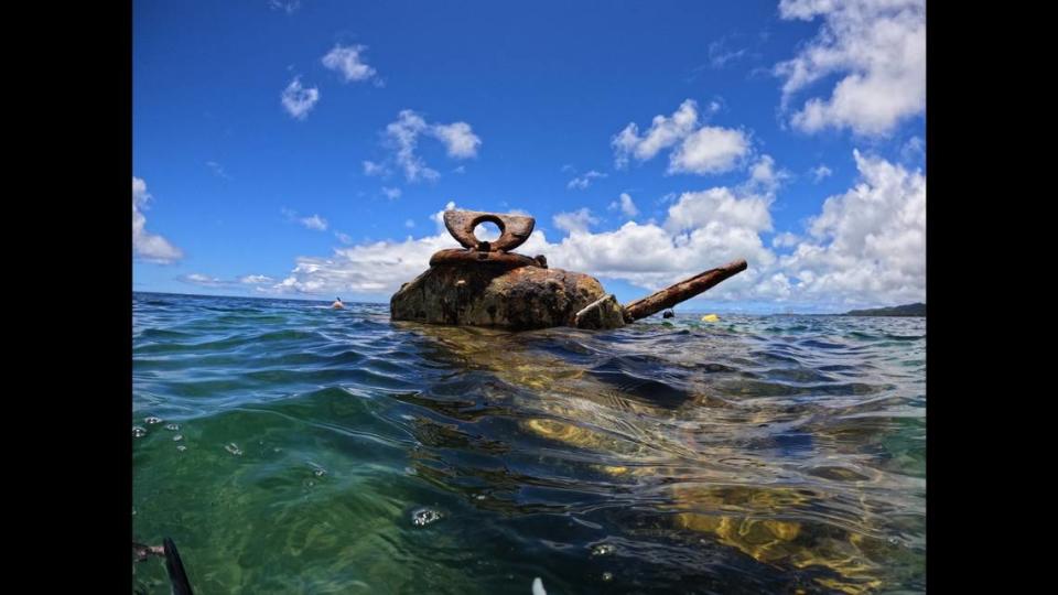 US Sherman tank off the landing beaches. Photo courtesy Jennifer McKinnon