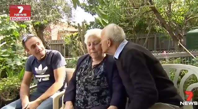 Rose and Sam Di Pasquale immigrated to Australia in 1972 and lost the ring years later. Photo: 7 News