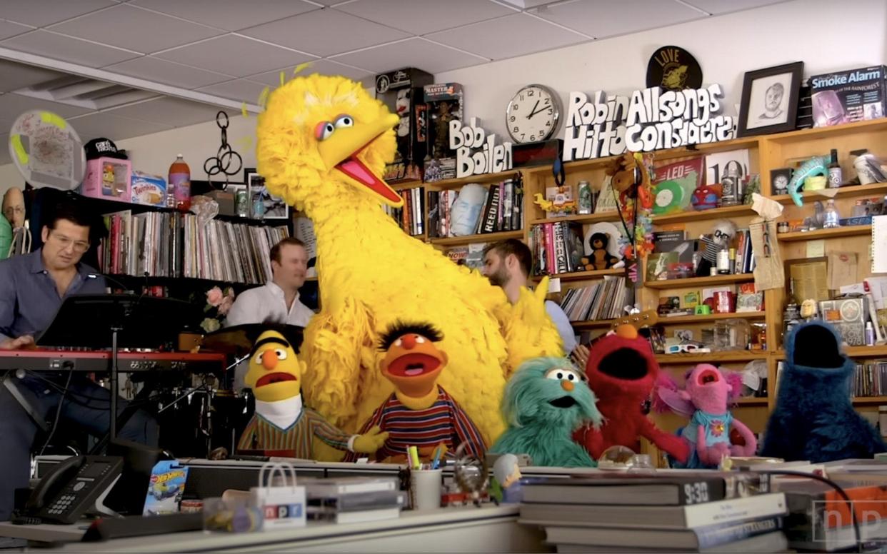 Riotous: the cast of Sesame Street on Tiny Desk