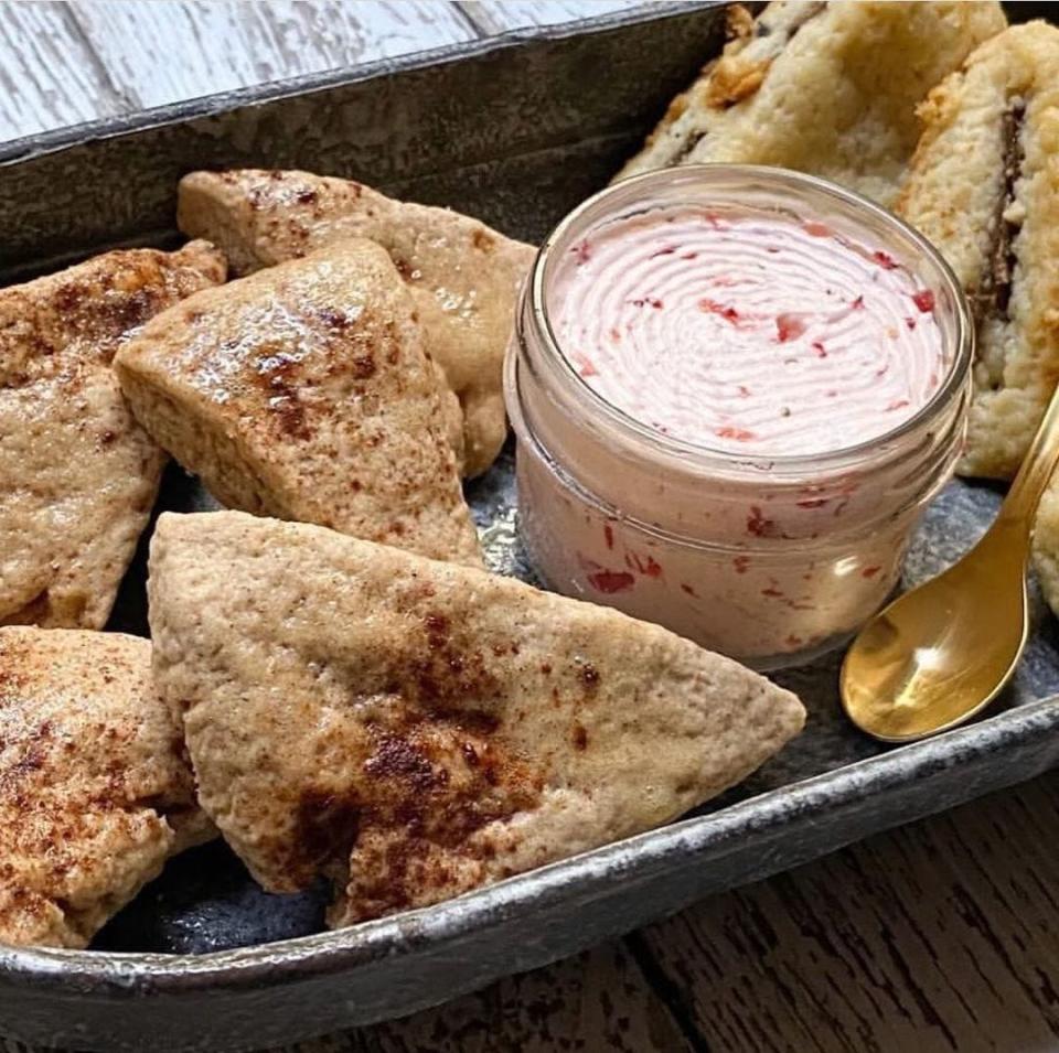 Sweet and savory butters and scones from Butter Me Up in Toms River, who will be a participating food vendor at Stafford Township's annual Winter Wonderland & Christmas Market.