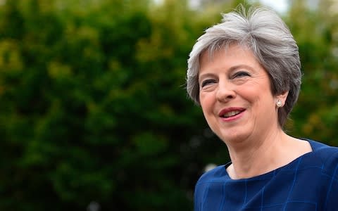 Theresa May - Credit:  OLI SCARFF/AFP