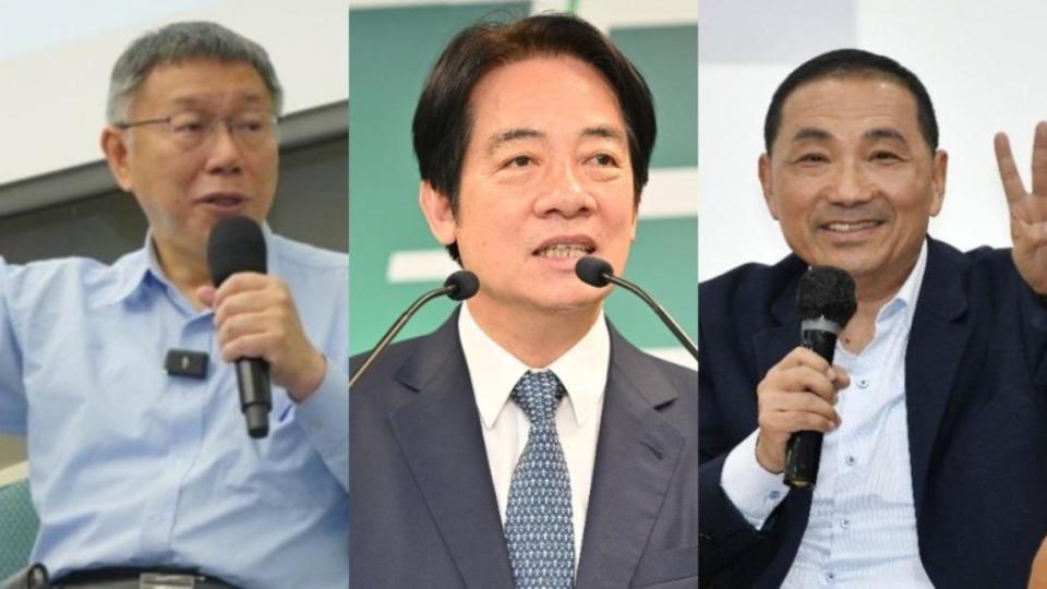 韋安分析新總統大選民調。（圖／翻攝柯文哲臉書，民進黨提供，TVBS）