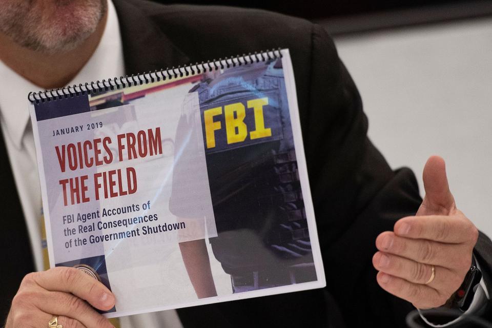 Wegen des Shutdown ist die US-Bundespolizei FBI finanziell eingeschränkt. (Bild: Jim Watson/AFP/Getty Images)