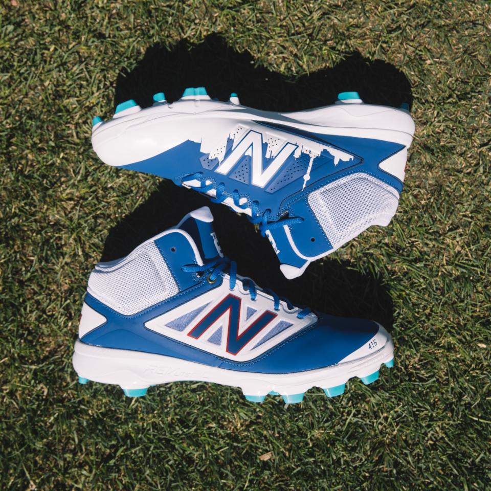 These Toronto-inspired cleats feature the city's skyline. (New Balance)