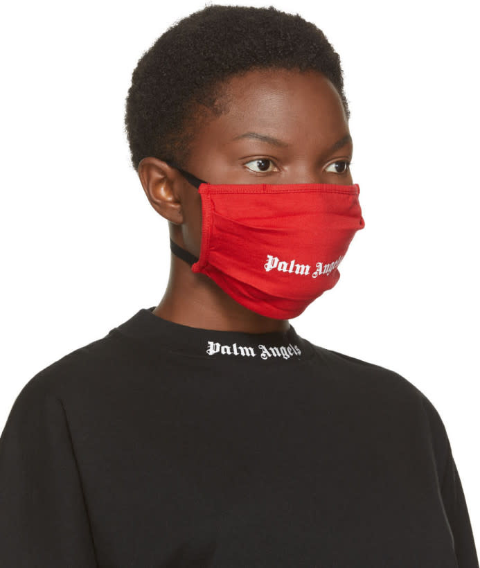 Palm Angels Red Logo Mask