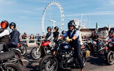 The 2017 Distinguished Gentleman's Ride in London