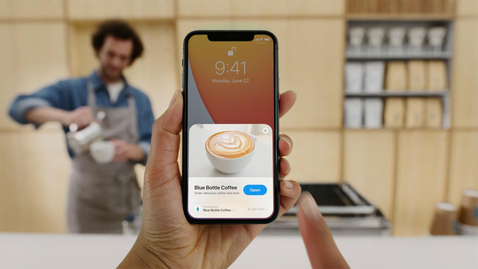 App Clip for Blue Bottle Coffee